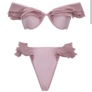 SALAMA BIKINI TOP AND BOTTOM IN DUSTY LILAC